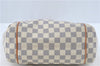 Authentic Louis Vuitton Damier Azur Totally PM Tote Bag White N41280 LV J0831