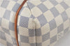 Authentic Louis Vuitton Damier Azur Totally PM Tote Bag White N41280 LV J0831