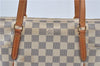 Authentic Louis Vuitton Damier Azur Totally PM Tote Bag White N41280 LV J0831