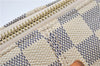 Authentic Louis Vuitton Damier Azur Totally PM Tote Bag White N41280 LV J0831
