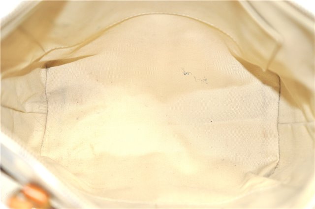 Authentic Louis Vuitton Damier Azur Totally PM Tote Bag White N41280 LV J0831