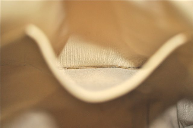 Authentic Louis Vuitton Damier Azur Totally PM Tote Bag White N41280 LV J0831