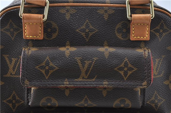 Authentic Louis Vuitton Monogram Excentri Cite Hand Bag M51161 LV J0832