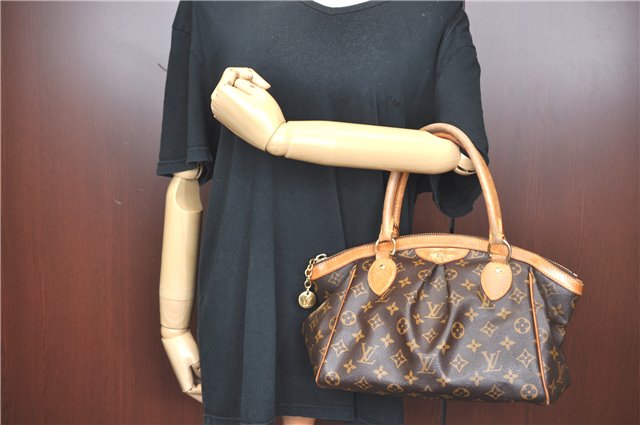 Authentic Louis Vuitton Monogram Tivoli PM Hand Bag M40143 LV J0834