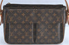 Authentic Louis Vuitton Monogram Viva Cite GM Shoulder Bag M51163 LV J0835