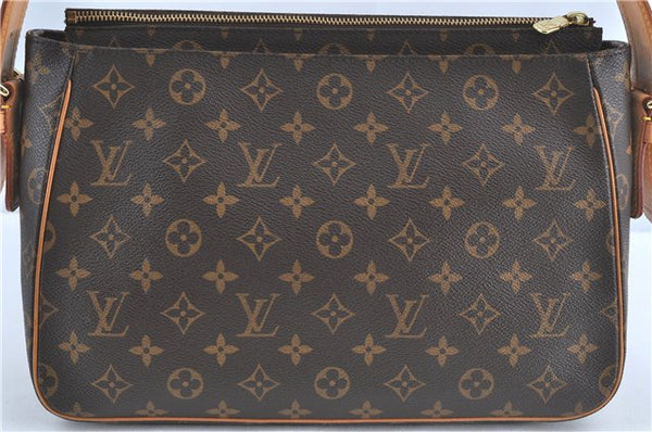 Authentic Louis Vuitton Monogram Viva Cite GM Shoulder Bag M51163 LV J0835