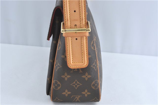 Authentic Louis Vuitton Monogram Viva Cite GM Shoulder Bag M51163 LV J0835
