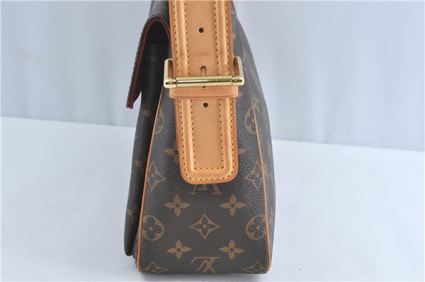Authentic Louis Vuitton Monogram Viva Cite GM Shoulder Bag M51163 LV J0835