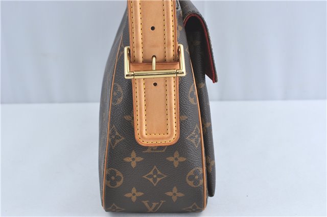 Authentic Louis Vuitton Monogram Viva Cite GM Shoulder Bag M51163 LV J0835