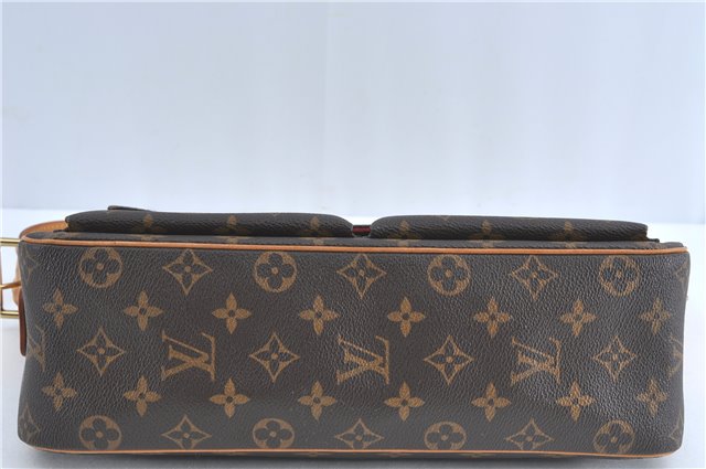 Authentic Louis Vuitton Monogram Viva Cite GM Shoulder Bag M51163 LV J0835