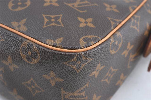 Authentic Louis Vuitton Monogram Viva Cite GM Shoulder Bag M51163 LV J0835