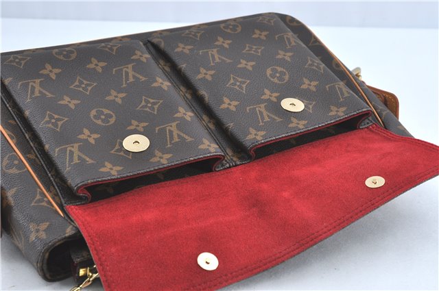 Authentic Louis Vuitton Monogram Viva Cite GM Shoulder Bag M51163 LV J0835
