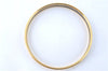 Authentic HERMES Email PM Bangle Weapon Motif Gold Black Red J0855