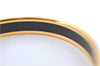 Authentic HERMES Email PM Bangle Weapon Motif Gold Black Red J0855