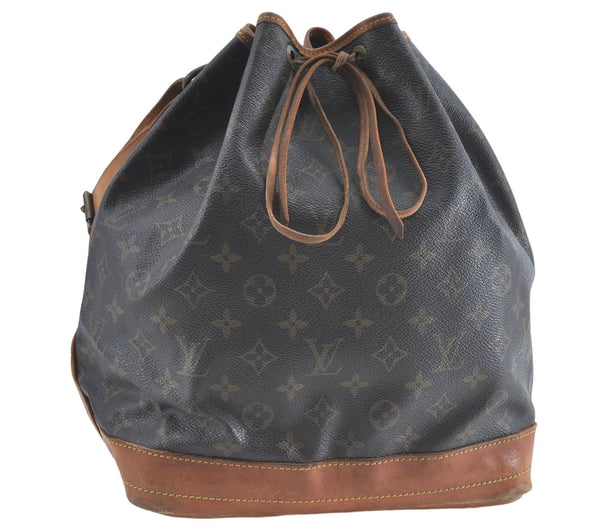 Authentic Louis Vuitton Monogram Noe Shoulder Cross Body Bag M42224 LV J0856