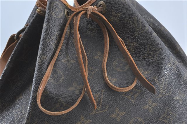 Authentic Louis Vuitton Monogram Noe Shoulder Cross Body Bag M42224 LV J0856