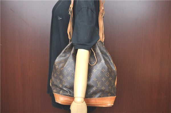 Authentic Louis Vuitton Monogram Noe Shoulder Cross Body Bag M42224 LV J0856