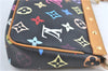 Louis Vuitton Monogram Multicolor Pochette Accessoires Pouch M92648 Black J0867