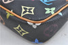 Louis Vuitton Monogram Multicolor Pochette Accessoires Pouch M92648 Black J0867