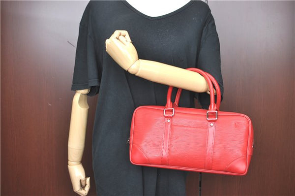 Auth Louis Vuitton Epi Vivienne Long MM Shoulder Hand Bag Red M5911E LV J0873