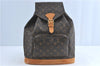 Authentic Louis Vuitton Monogram Montsouris GM Backpack M51135 LV J0876