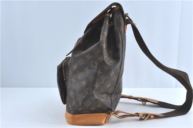 Authentic Louis Vuitton Monogram Montsouris GM Backpack M51135 LV J0876