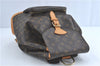 Authentic Louis Vuitton Monogram Montsouris GM Backpack M51135 LV J0876