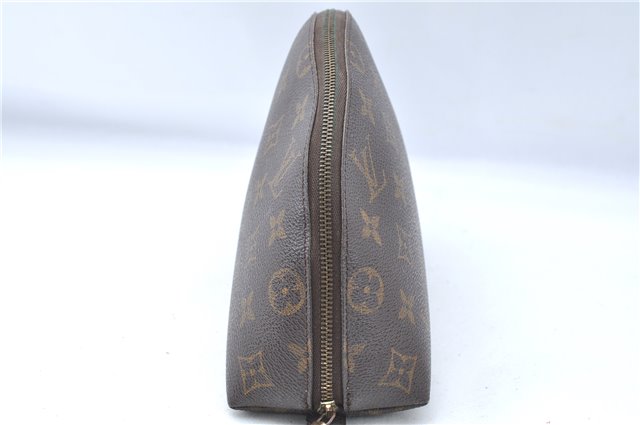 Auth Louis Vuitton Monogram Trousse Demi Ronde 23 Cosmetic Pouch M47520 LV J0879