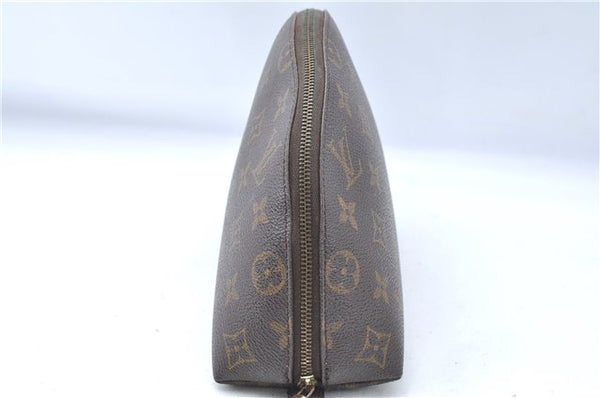 Auth Louis Vuitton Monogram Trousse Demi Ronde 23 Cosmetic Pouch M47520 LV J0879