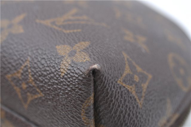 Auth Louis Vuitton Monogram Trousse Demi Ronde 23 Cosmetic Pouch M47520 LV J0879