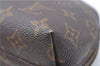 Auth Louis Vuitton Monogram Trousse Demi Ronde 23 Cosmetic Pouch M47520 LV J0879
