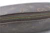 Auth Louis Vuitton Monogram Trousse Demi Ronde 23 Cosmetic Pouch M47520 LV J0879