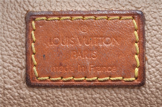 Auth Louis Vuitton Monogram Trousse Demi Ronde 23 Cosmetic Pouch M47520 LV J0879