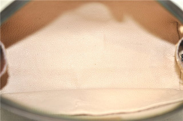 Auth Louis Vuitton Monogram Trousse Demi Ronde 23 Cosmetic Pouch M47520 LV J0879