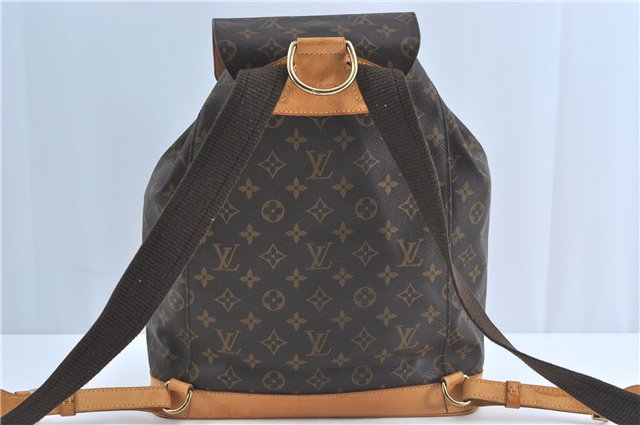 Authentic Louis Vuitton Monogram Montsouris GM Backpack M51135 LV J0883