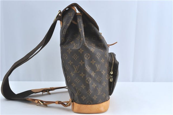Authentic Louis Vuitton Monogram Montsouris GM Backpack M51135 LV J0883