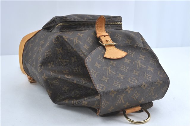 Authentic Louis Vuitton Monogram Montsouris GM Backpack M51135 LV J0883