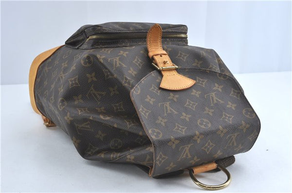 Authentic Louis Vuitton Monogram Montsouris GM Backpack M51135 LV J0883