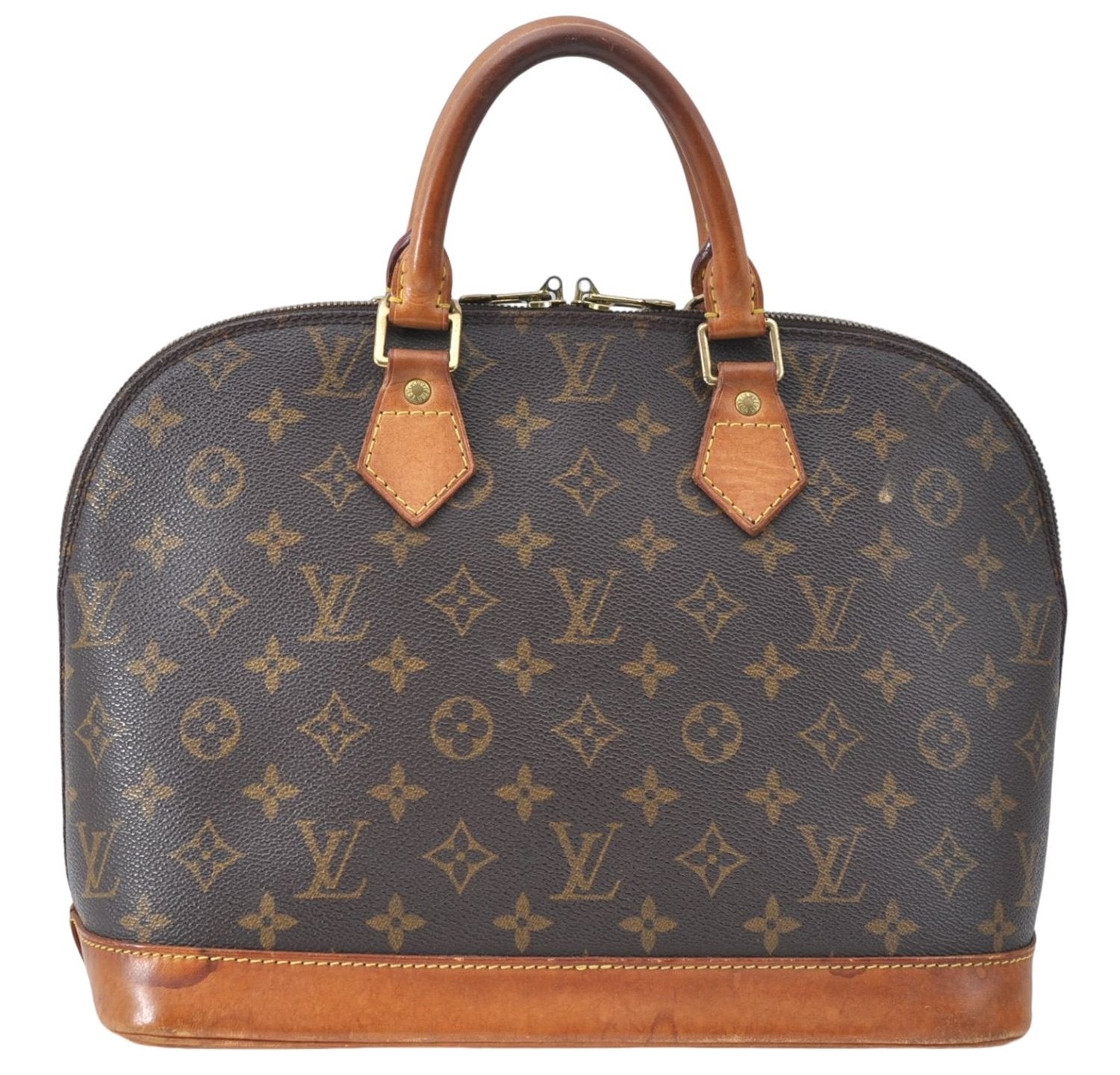 Authentic Louis Vuitton Monogram Alma Hand Bag M51130 LV J0897