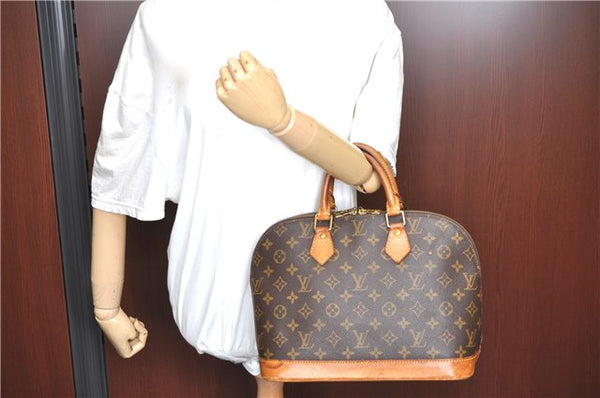 Authentic Louis Vuitton Monogram Alma Hand Bag M51130 LV J0897