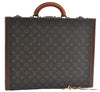 Authentic Louis Vuitton Monogram President Classeur Trunk Case M53012 LV J0907