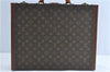 Authentic Louis Vuitton Monogram President Classeur Trunk Case M53012 LV J0907