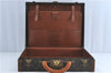 Authentic Louis Vuitton Monogram President Classeur Trunk Case M53012 LV J0907