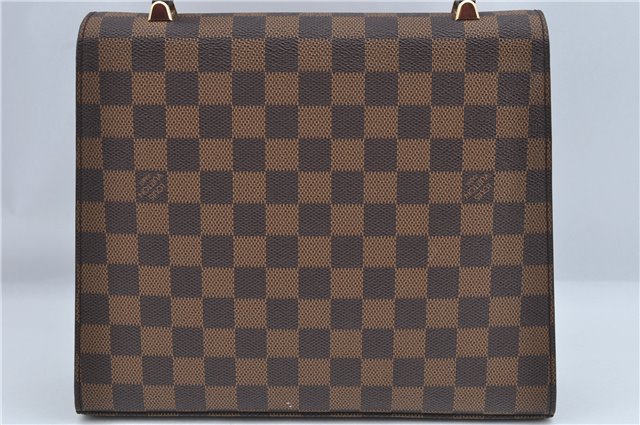 Authentic Louis Vuitton Damier Malesherbes Hand Bag Purse N51379 LV J0908