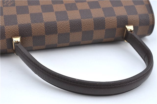 Authentic Louis Vuitton Damier Malesherbes Hand Bag Purse N51379 LV J0908
