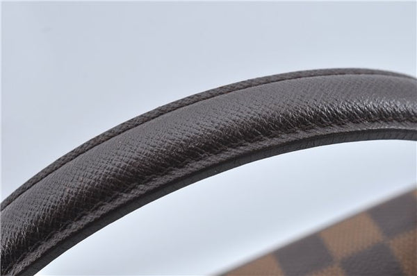 Authentic Louis Vuitton Damier Malesherbes Hand Bag Purse N51379 LV J0908