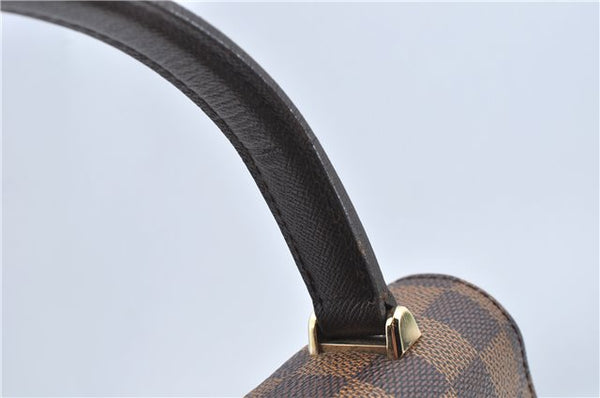 Authentic Louis Vuitton Damier Malesherbes Hand Bag Purse N51379 LV J0908