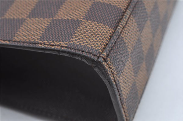 Authentic Louis Vuitton Damier Malesherbes Hand Bag Purse N51379 LV J0908