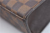 Authentic Louis Vuitton Damier Malesherbes Hand Bag Purse N51379 LV J0908