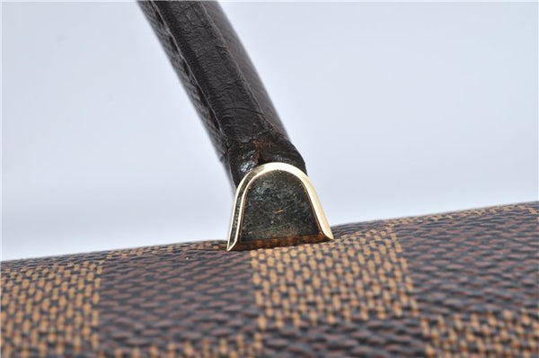 Authentic Louis Vuitton Damier Malesherbes Hand Bag Purse N51379 LV J0908